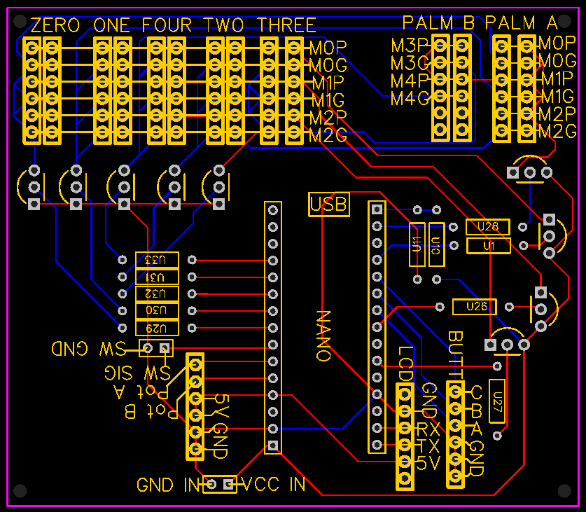 pcb trace map
